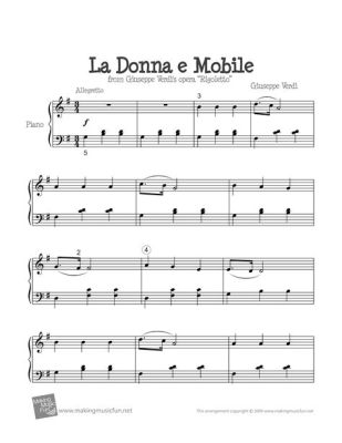 “La donna è mobile” - Una melodía florentina que evoca la efervescencia de la vida y el dolor de la fugacidad.